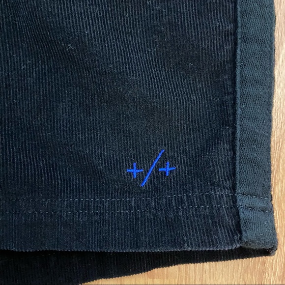 Globe Skateboards Men’s Logo Black Corduroy Shorts Size 32 - Picture 7 of 10